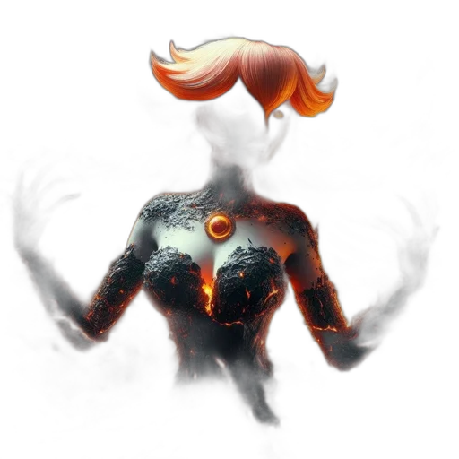creature, mask, crown, hair transparent PNG cut-out