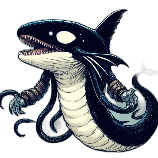 dragon, creature, staff, animal transparent PNG cut-out