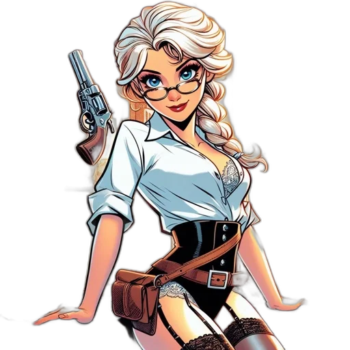 weapon, comic book art, cartoon, concept art transparent PNG cut-out