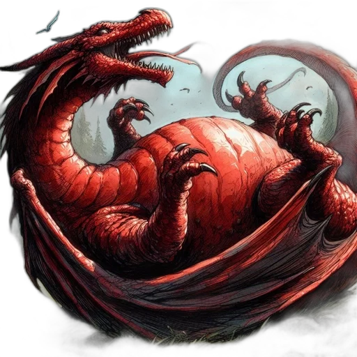 dragon, creature, animal, weapon transparent PNG cut-out