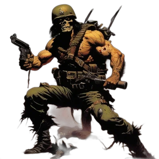 weapon, comic book art, concept art, pixel art transparent PNG cut-out