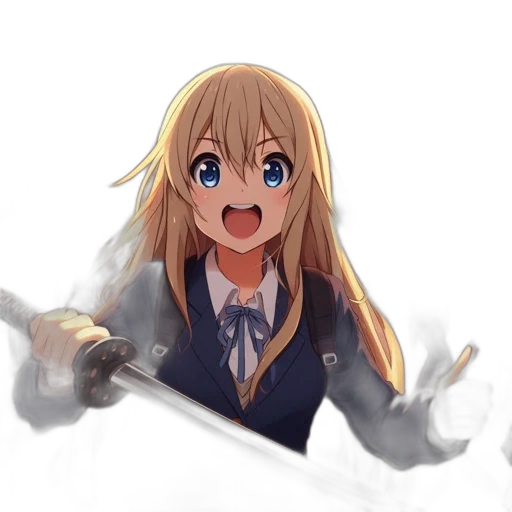 sword, weapon, staff, jacket transparent PNG cut-out