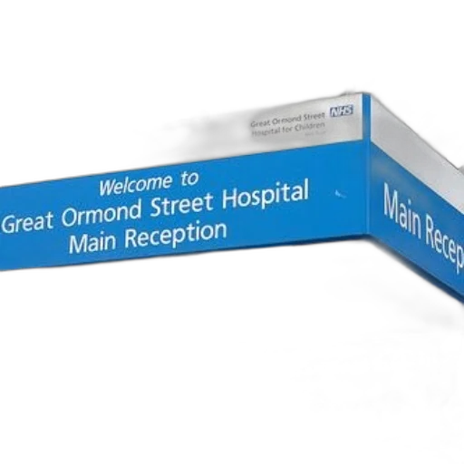 blue, sign, welcomes, visitors transparent PNG cut-out