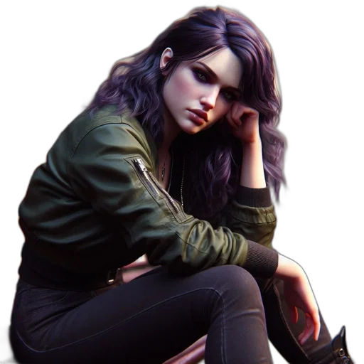 jacket, concept art, photorealistic, pixel art transparent PNG cut-out
