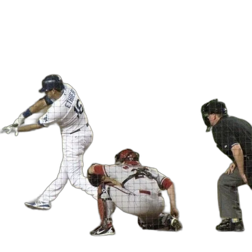 baseball, player, swings, ball transparent PNG cut-out