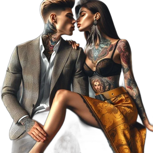 jewelry, dress, photorealistic, fantasy art transparent PNG cut-out