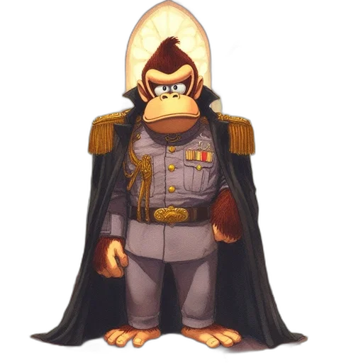 crown, animal, staff, jacket transparent PNG cut-out