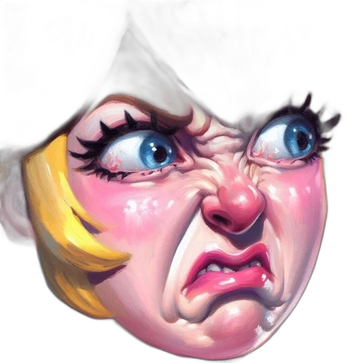 face, mask, creature, crown transparent PNG cut-out