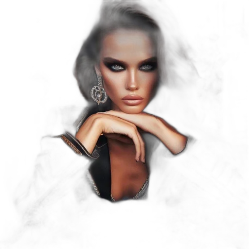 face, jewelry, dress, mask transparent PNG cut-out