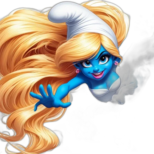 hair, fantasy art, concept art, cartoon transparent PNG cut-out
