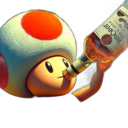 bottle, hat, weapon, robot transparent PNG cut-out
