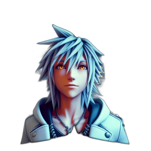 jacket, face, hat, staff transparent PNG cut-out