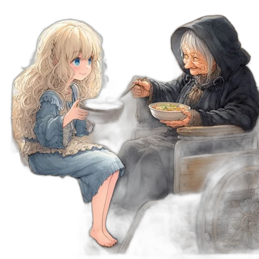 food, concept art, watercolor, fantasy art transparent PNG cut-out