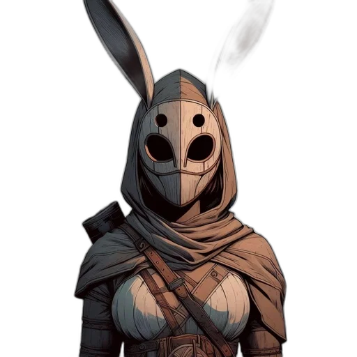 mask, face, robot, creature transparent PNG cut-out