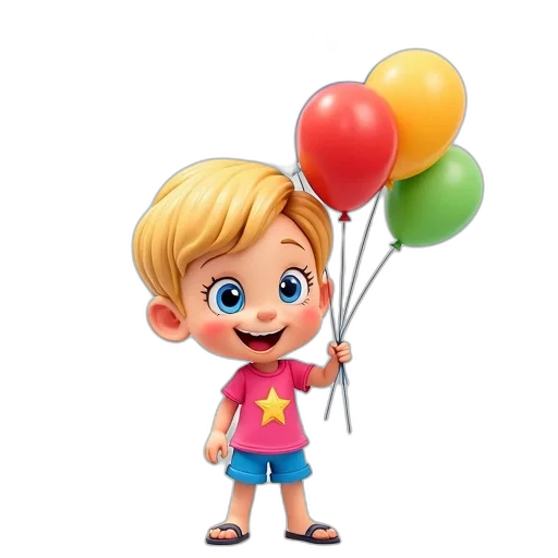 staff, face, 3d render, cartoon transparent PNG cut-out