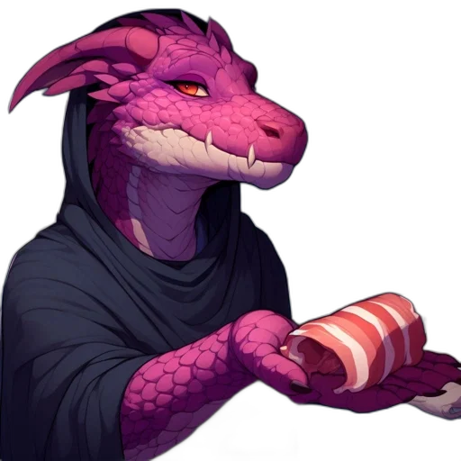 dragon, staff, creature, concept art transparent PNG cut-out