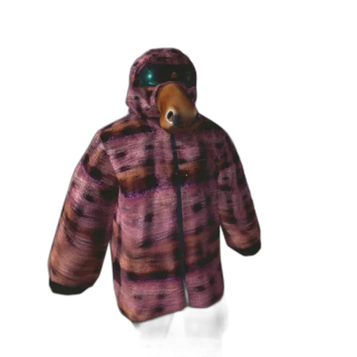 jacket, hat, mask, animal transparent PNG cut-out