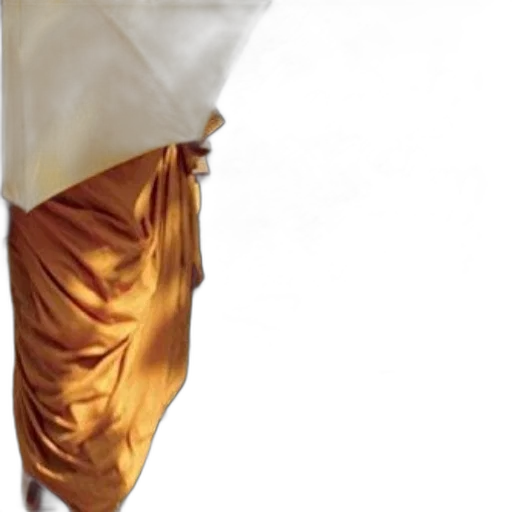 dress, mask, umbrella, staff transparent PNG cut-out