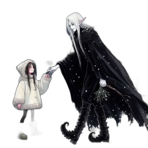 creature, staff, concept art, fantasy art transparent PNG cut-out