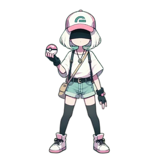 hat, staff, jacket, weapon transparent PNG cut-out