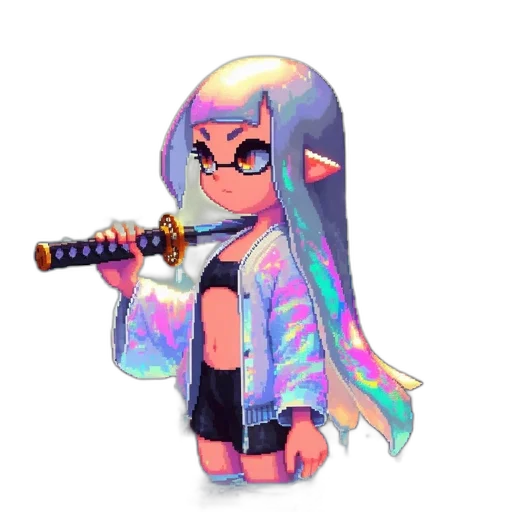 weapon, staff, dress, animal transparent PNG cut-out