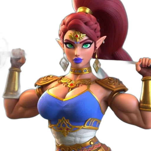 weapon, staff, jewelry, crown transparent PNG cut-out