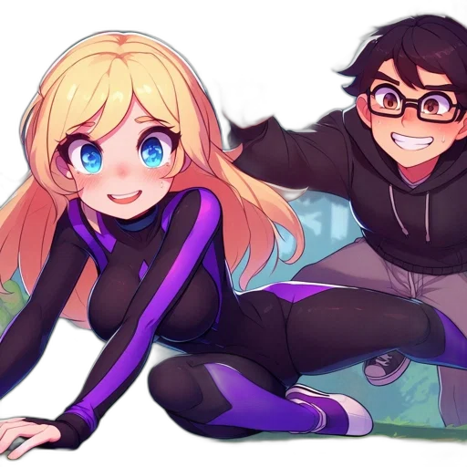 anime, cartoon, pixel art, concept art transparent PNG cut-out