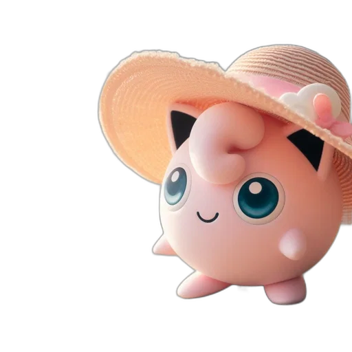 hat, animal, creature, 3d render transparent PNG cut-out