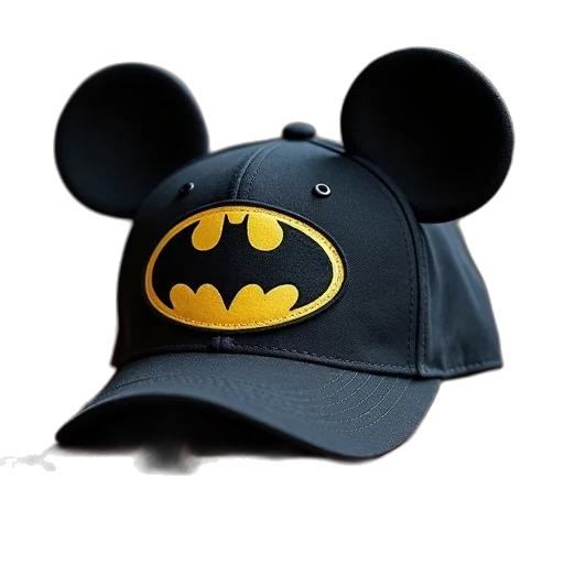 hat, mask, 3d render, batman transparent PNG cut-out