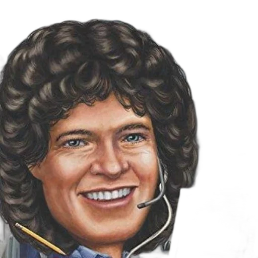 face, hair, jacket, photorealistic transparent PNG cut-out
