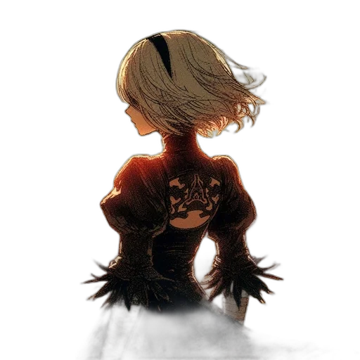 dress, hair, crown, mask transparent PNG cut-out
