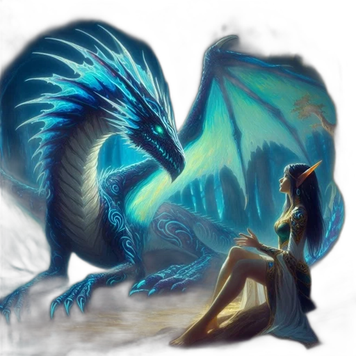 dragon, creature, fantasy art, concept art transparent PNG cut-out