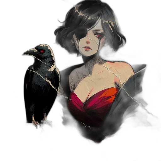 dress, concept art, fantasy art, watercolor transparent PNG cut-out