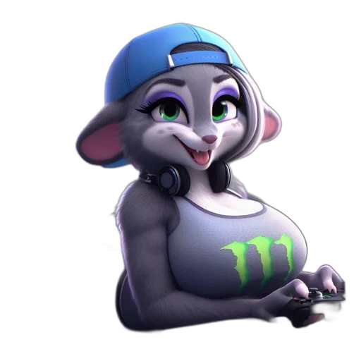 hat, staff, animal, creature transparent PNG cut-out