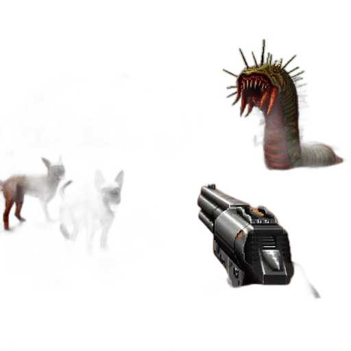weapon, animal, creature, staff transparent PNG cut-out