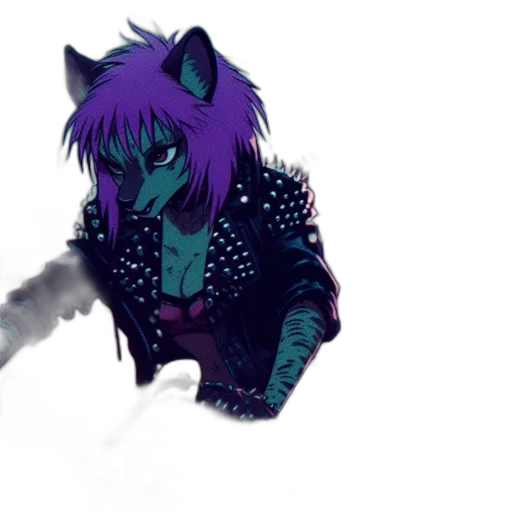 creature, concept art, fantasy art, cyberpunk transparent PNG cut-out