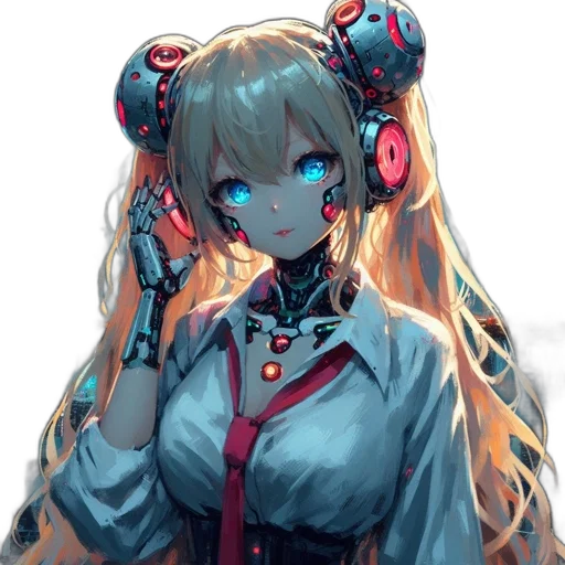 robot, staff, dress, face transparent PNG cut-out