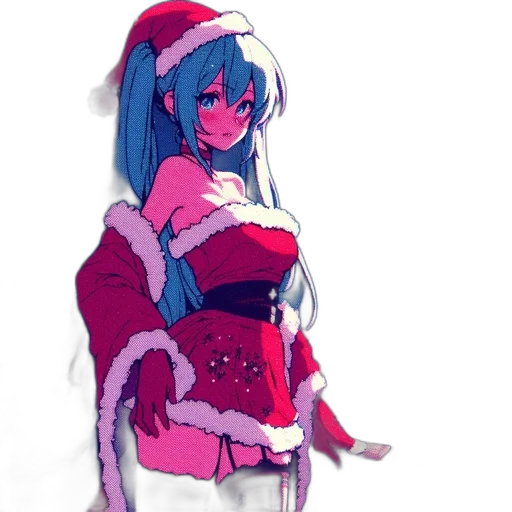 dress, hat, robot, staff transparent PNG cut-out