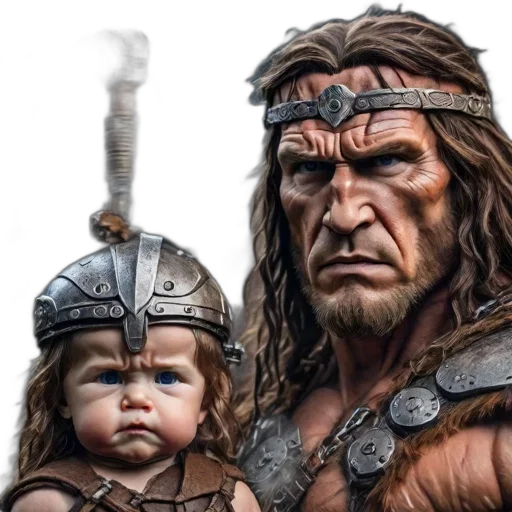 face, fantasy art, photorealistic, concept art transparent PNG cut-out