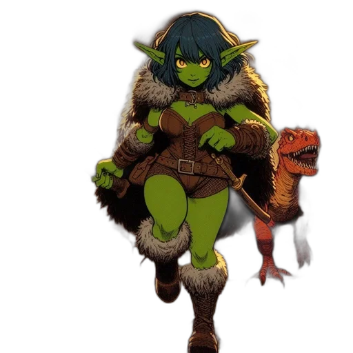 creature, staff, dragon, concept art transparent PNG cut-out