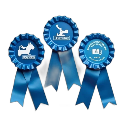 three, blue, pins, white transparent PNG cut-out
