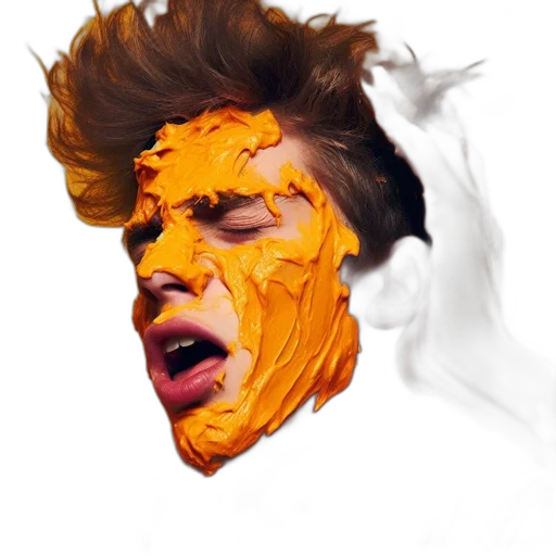 face, mask, creature, animal transparent PNG cut-out