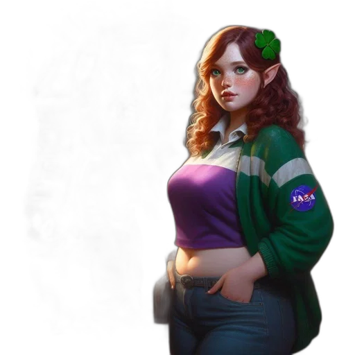 jacket, staff, dress, concept art transparent PNG cut-out