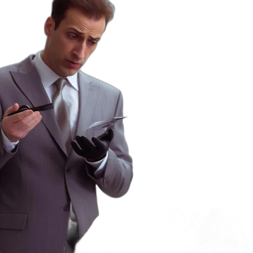 staff, jacket, man, suit transparent PNG cut-out