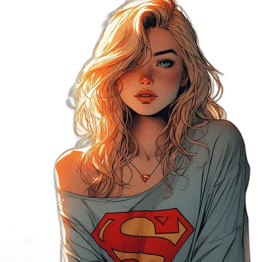 face, comic book art, concept art, cartoon transparent PNG cut-out
