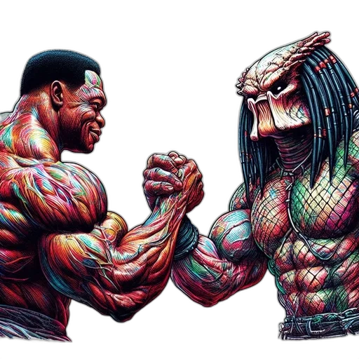 comic book art, concept art, fantasy art, pixel art transparent PNG cut-out
