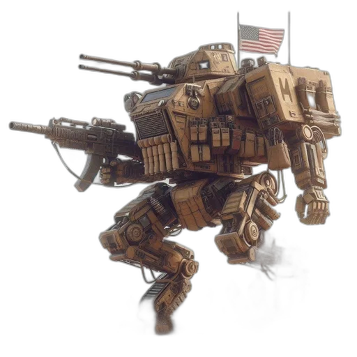 robot, weapon, animal, concept art transparent PNG cut-out