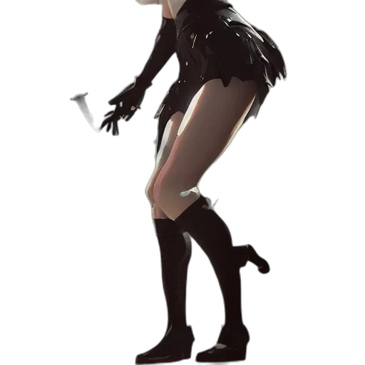 staff, dress, weapon, creature transparent PNG cut-out