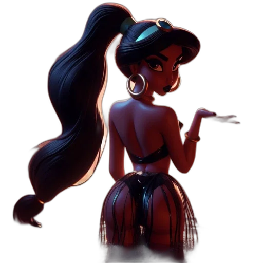 dress, hair, concept art, cartoon transparent PNG cut-out