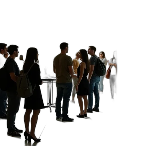 staff, 3d render, concept art, fog transparent PNG cut-out